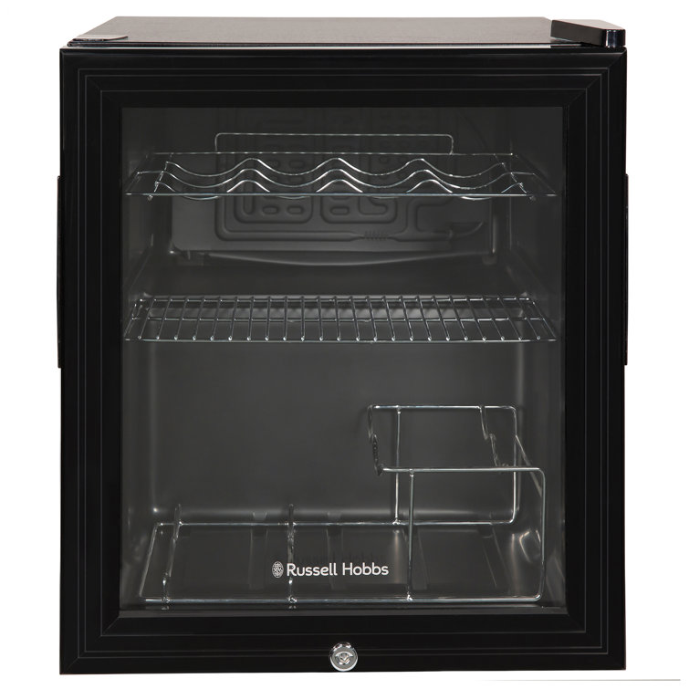 Russell Hobbs Rhgwc1bclck 12 Bottle Lockable Wine Cooler In Black